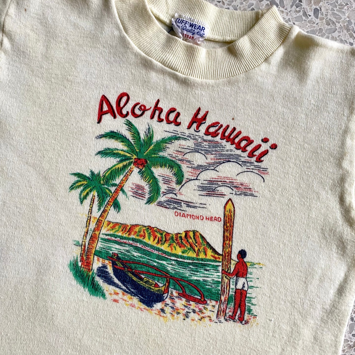 1960s Children's Aloha Hawaii T-shirt By Tuff Wear