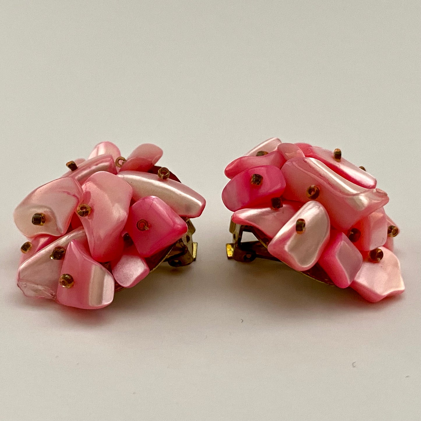 1960s Japan Pink Earrings
