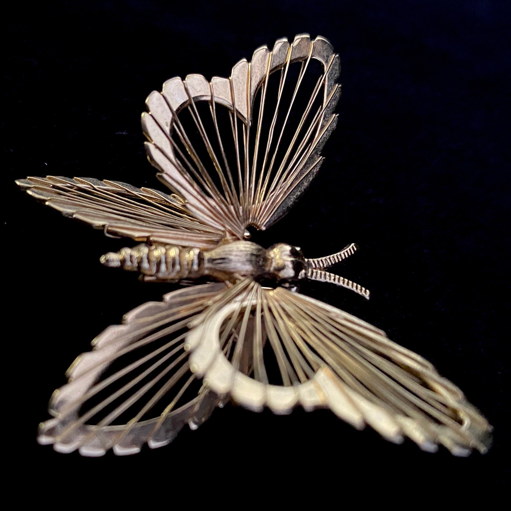 Late 60s/ Early 70s Monet Butterfly Brooch - Retro Kandy Vintage