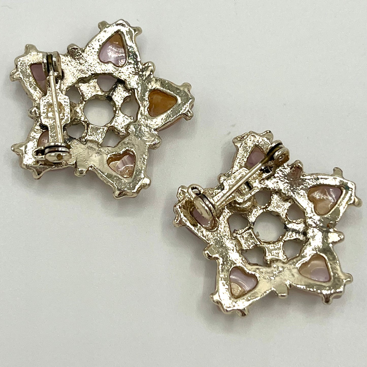 1950s Lucite & Rhinestone Scatter Pins