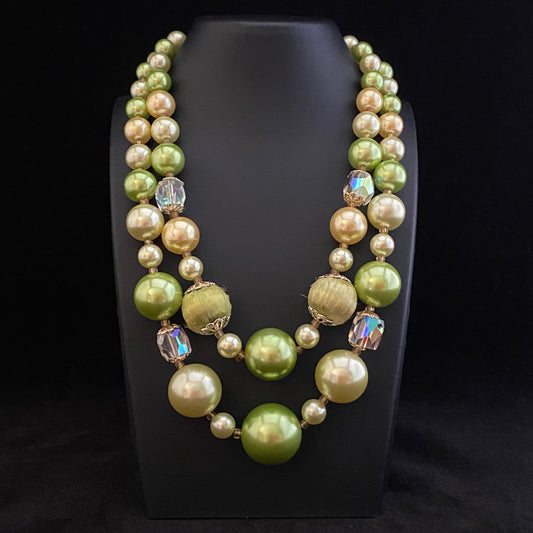 1960s Japan Bead Necklace - Retro Kandy Vintage