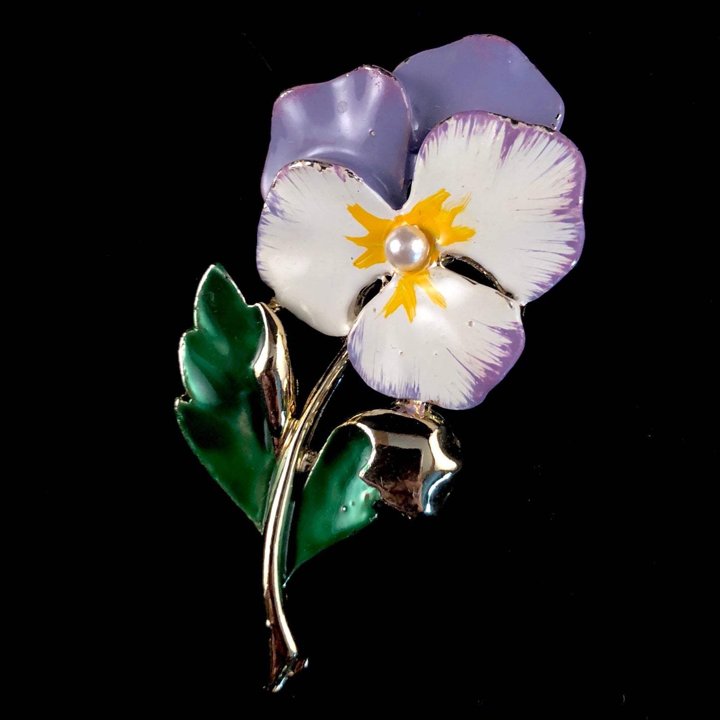 1970s Gerry’s Pansy Brooch - Retro Kandy Vintage