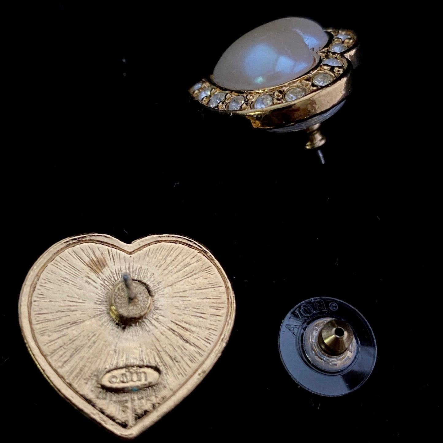 1995 Avon Heart of My Heart Earrings - Retro Kandy Vintage