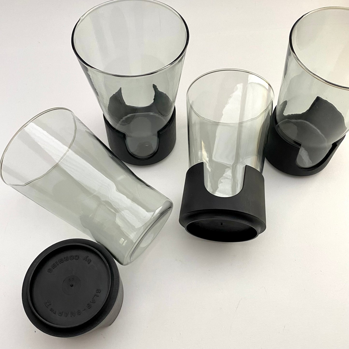 Late 60s/ Early 70s Corning Glass-Snap Glass Set