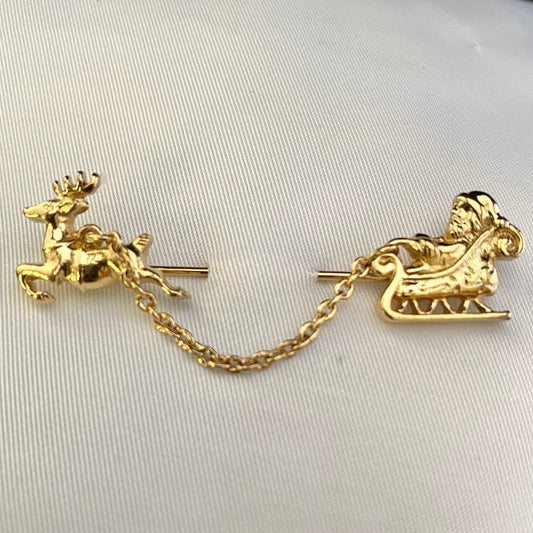 1983 Avon Sleigh Chantelaine Stick Pin - Retro Kandy Vintage