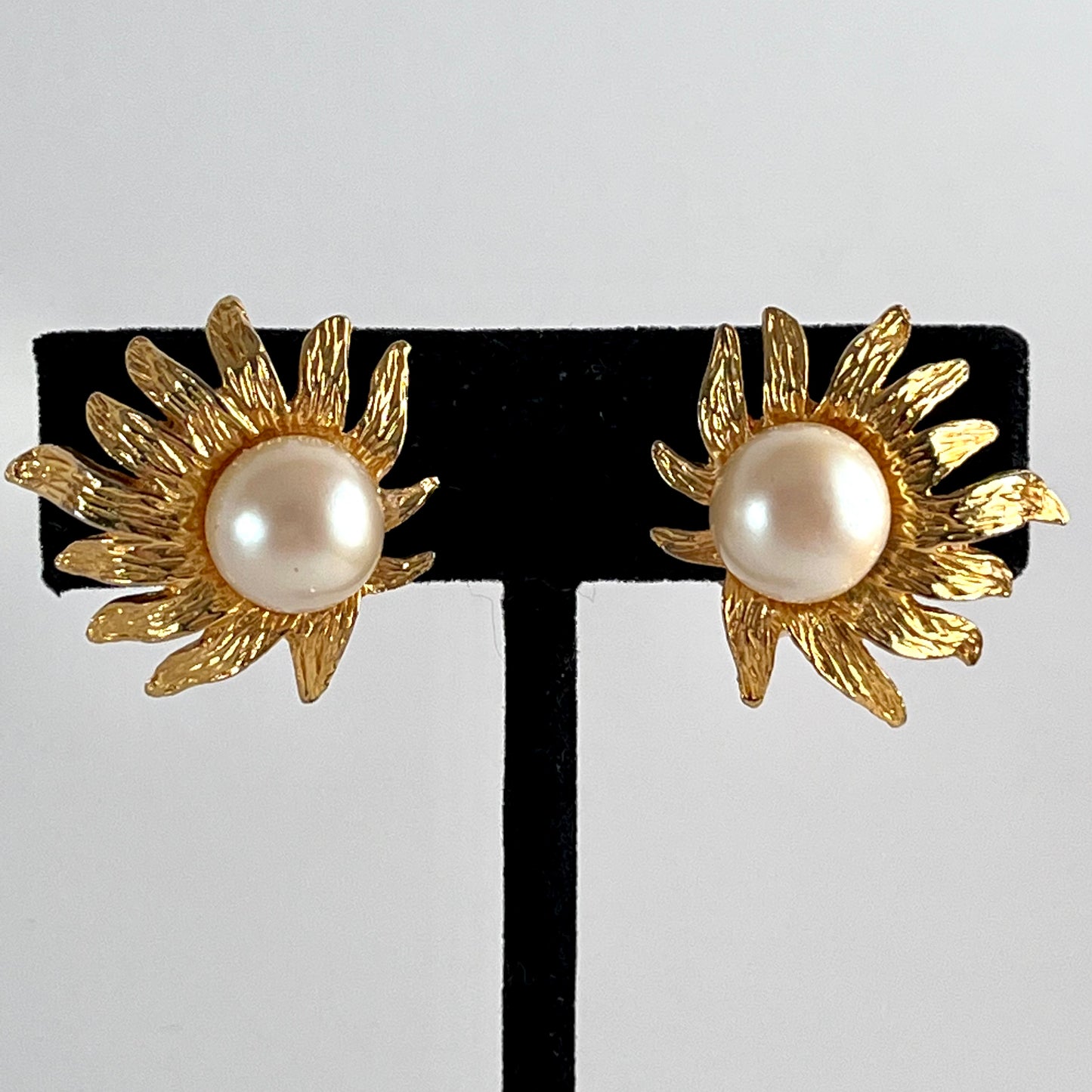 1960s Celebrity NY Pearl Earrings