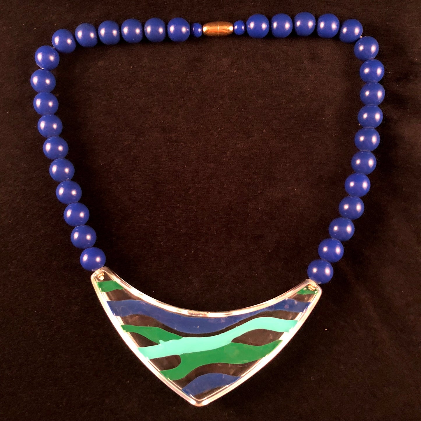 1987 Avon Fashion Waves Necklace - Retro Kandy Vintage