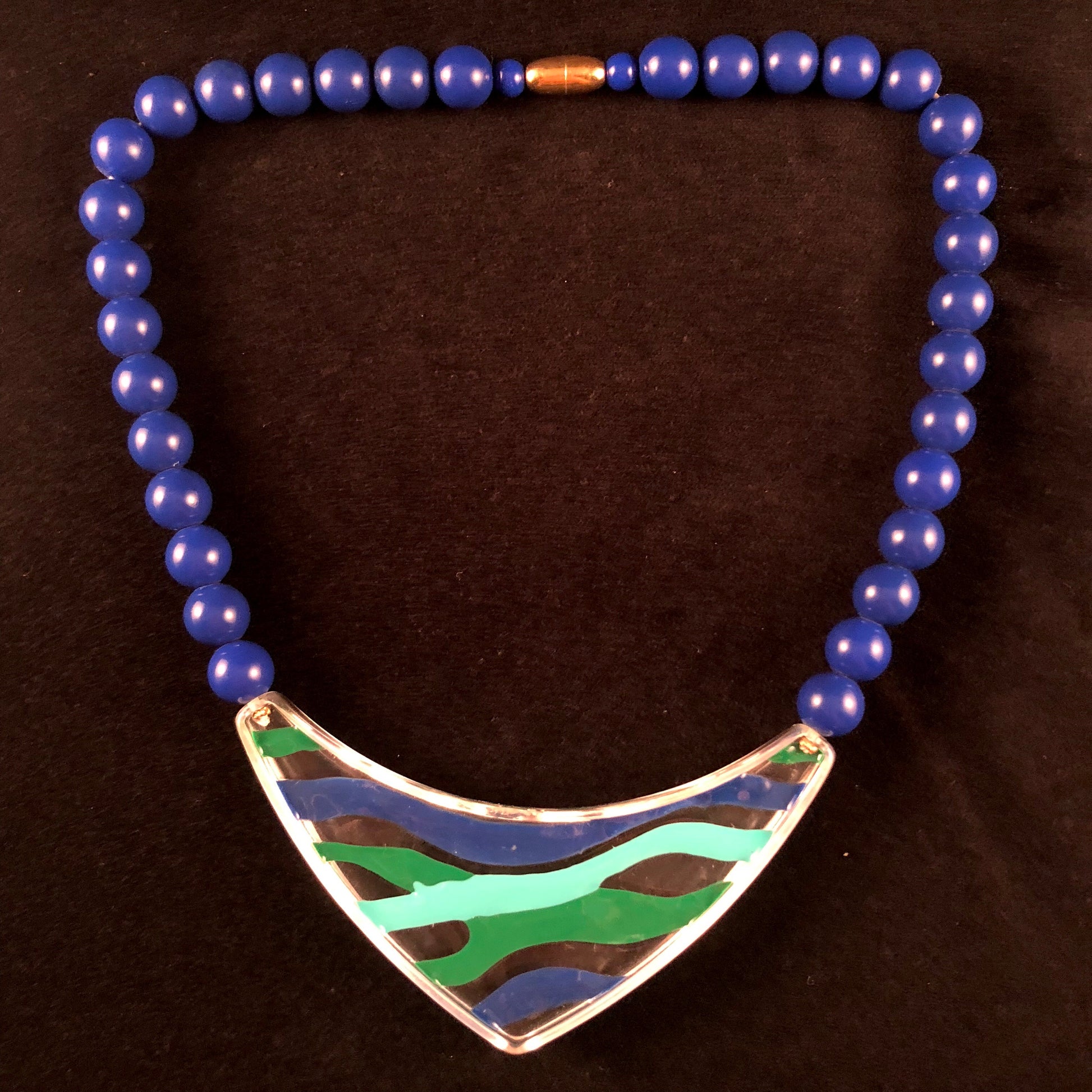 1987 Avon Fashion Waves Necklace - Retro Kandy Vintage
