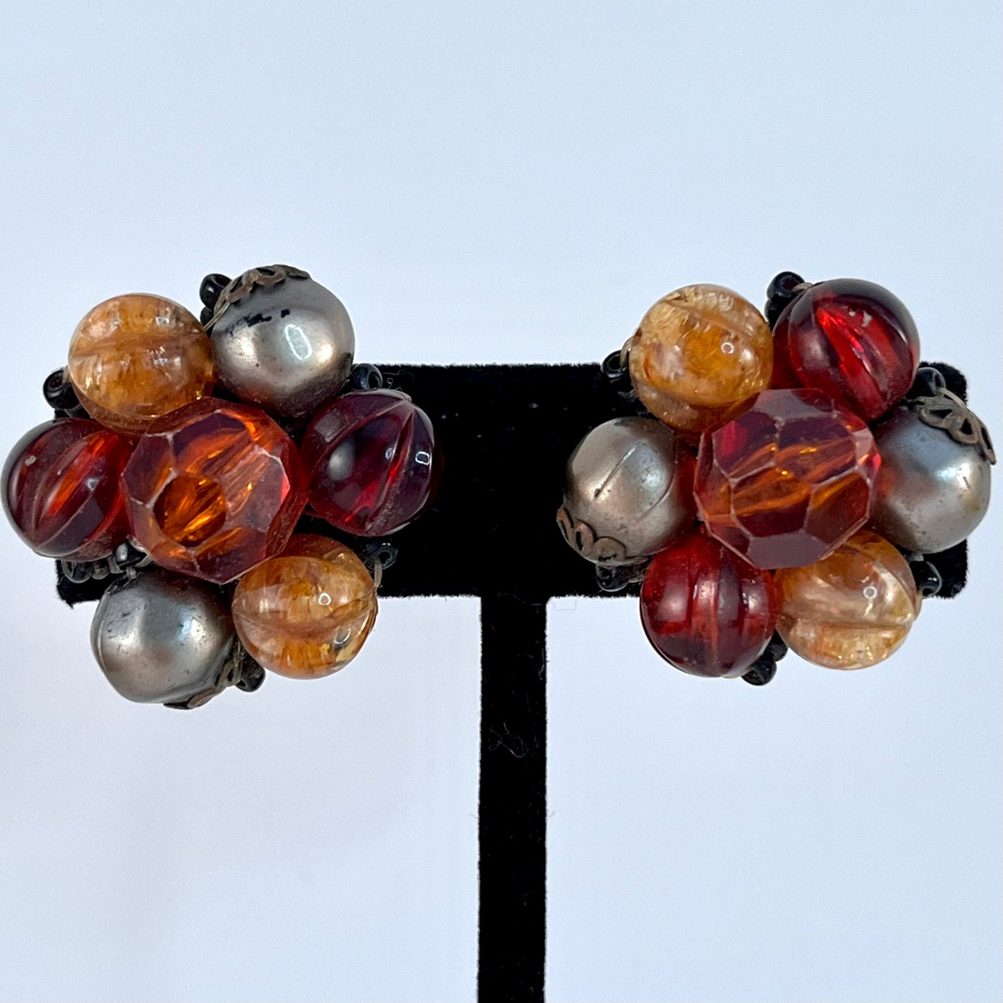 1960s W. Germany Beaded Earrings