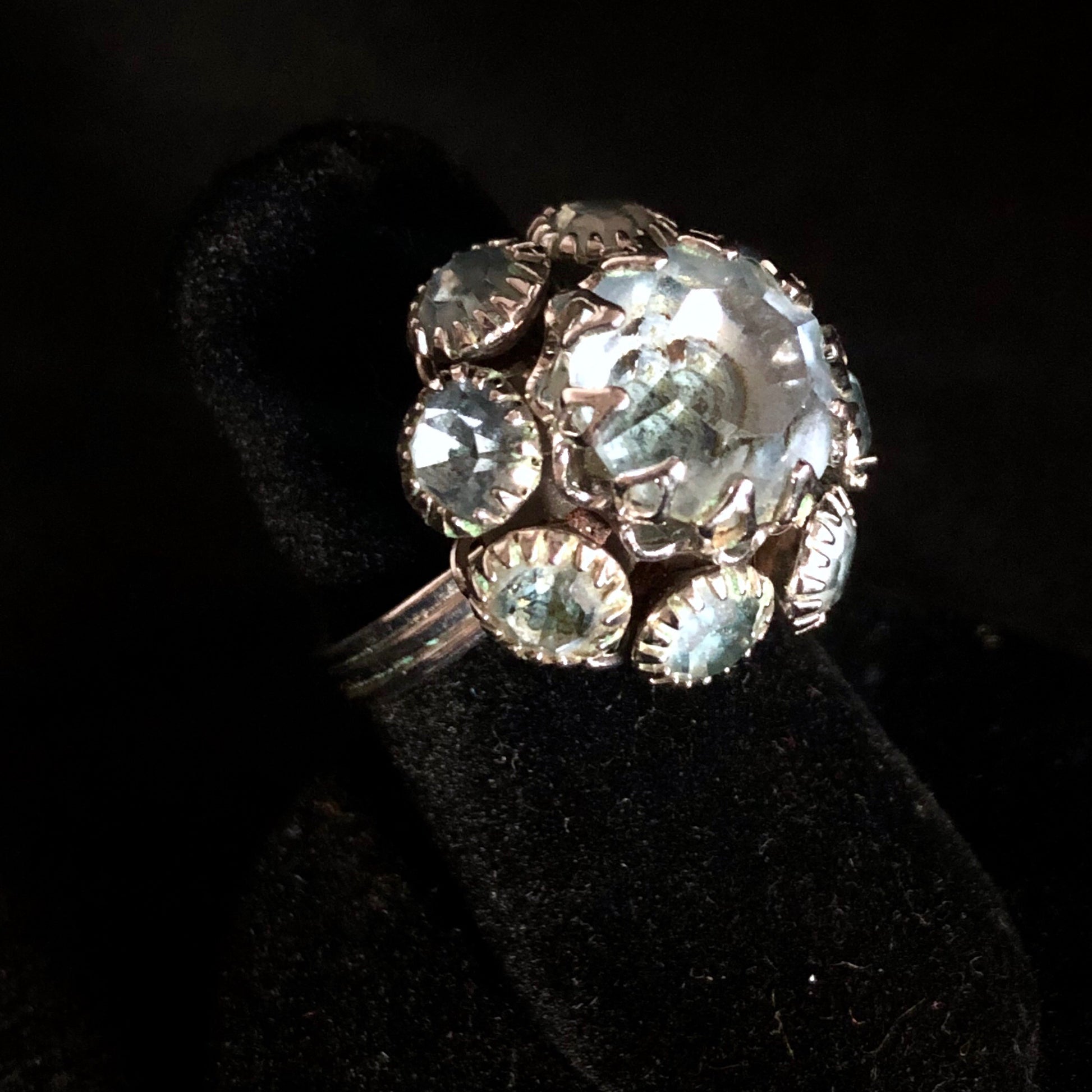 1974 Emmons Crystal Lights Ring - Retro Kandy Vintage