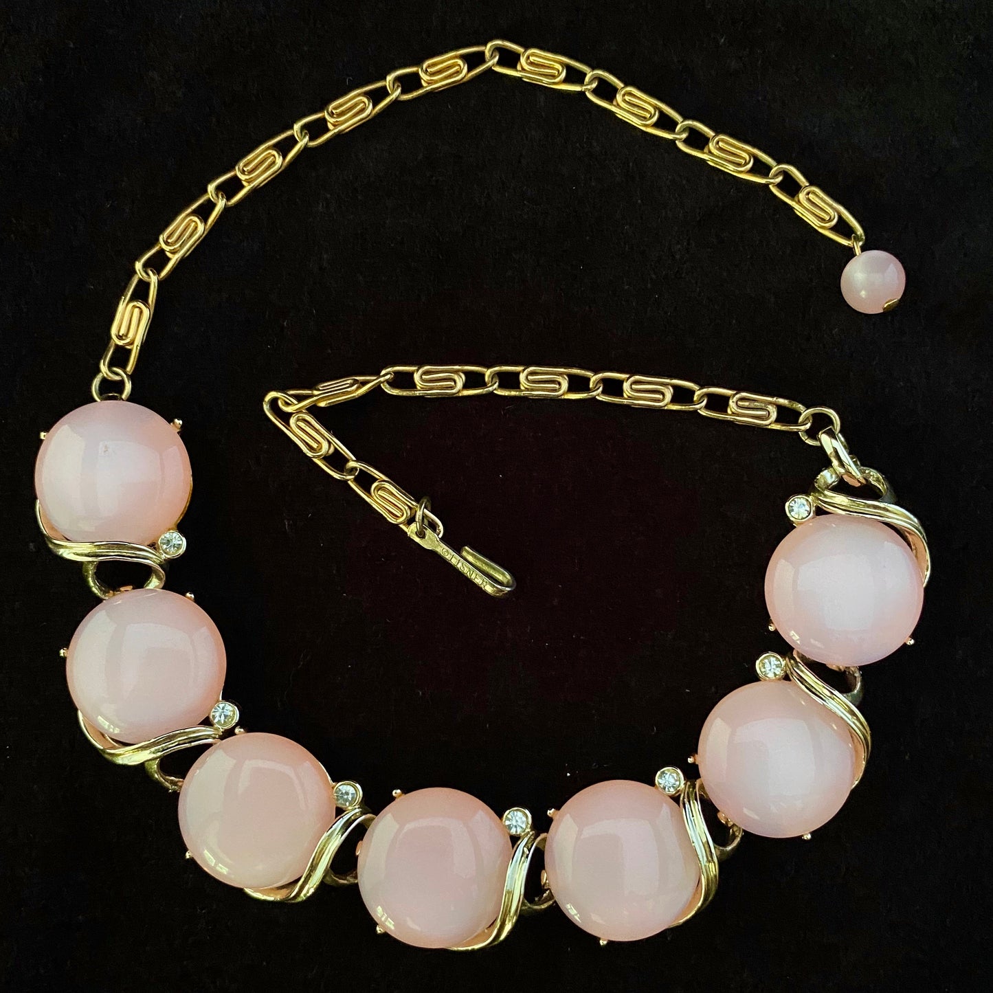 Late 50s / Early 60s Lisner Moonglow Choker Necklace - Retro Kandy Vintage