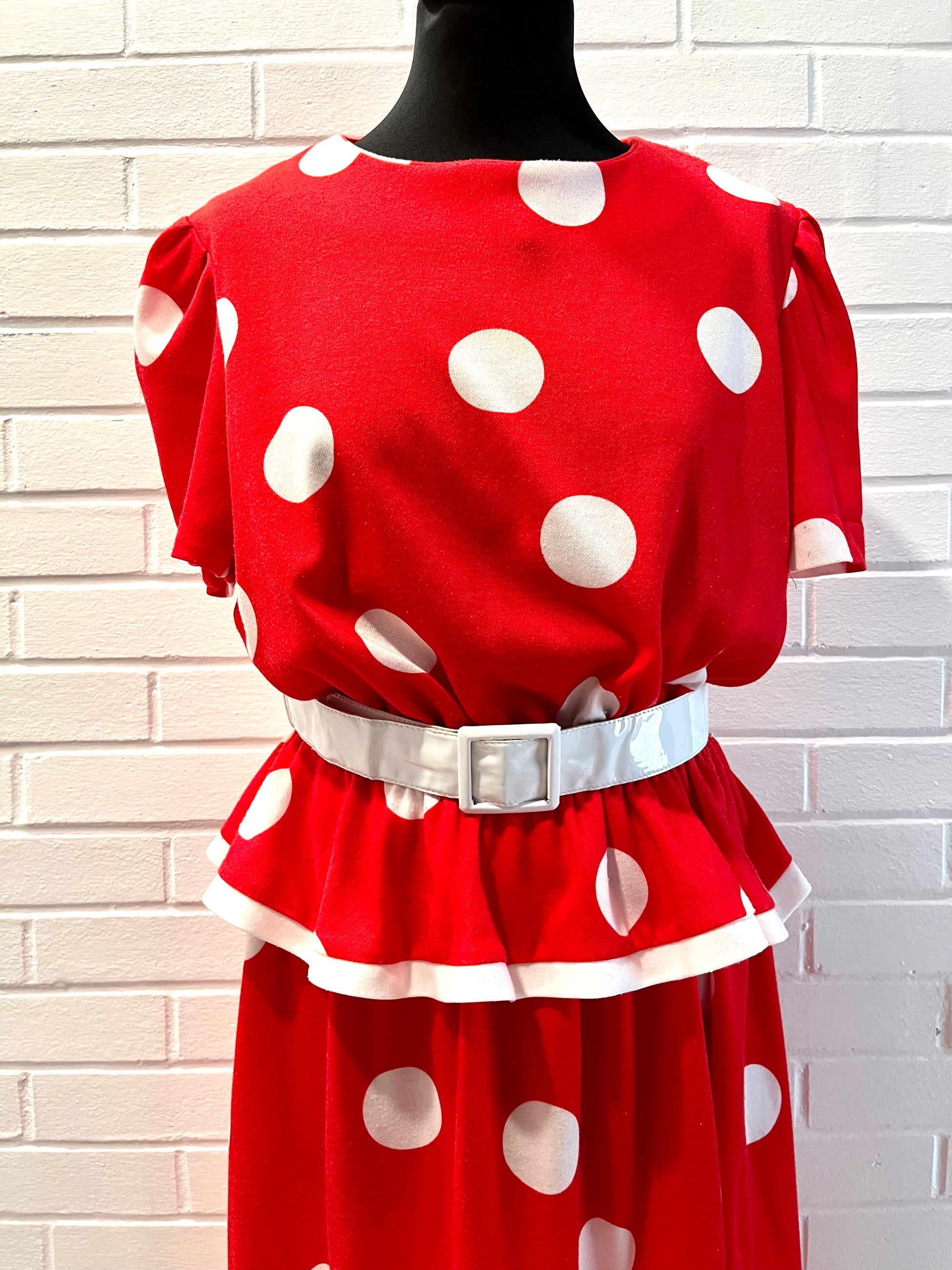 retro peplum dress Vintage 1940s Embellished Peplum Dress
