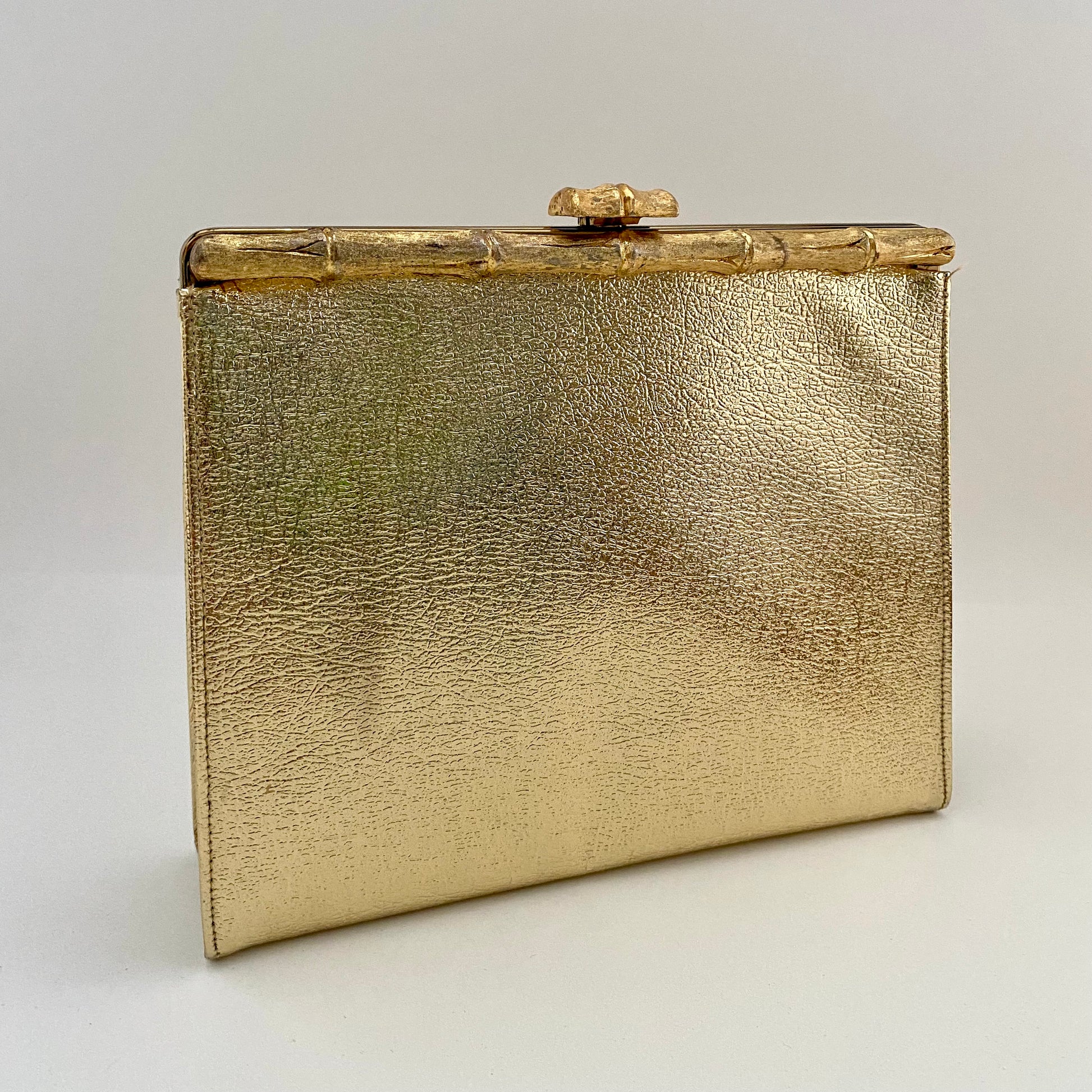 Metallic Gold Clutch Purse