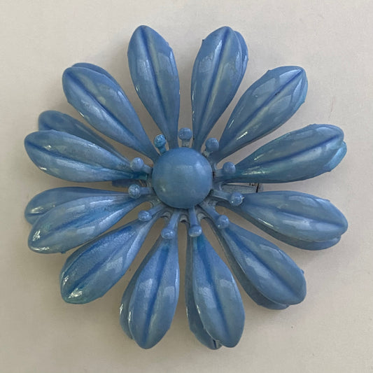 Late 60s/ Early 70s Enamel Flower Brooch