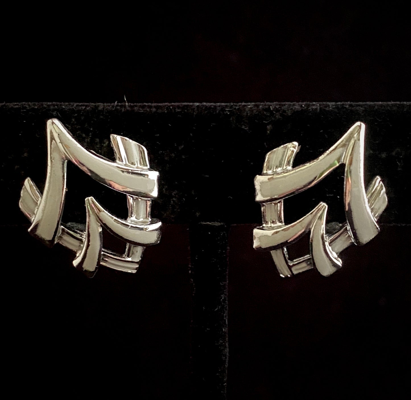 1960s Coro Abstract Earrings - Retro Kandy Vintage