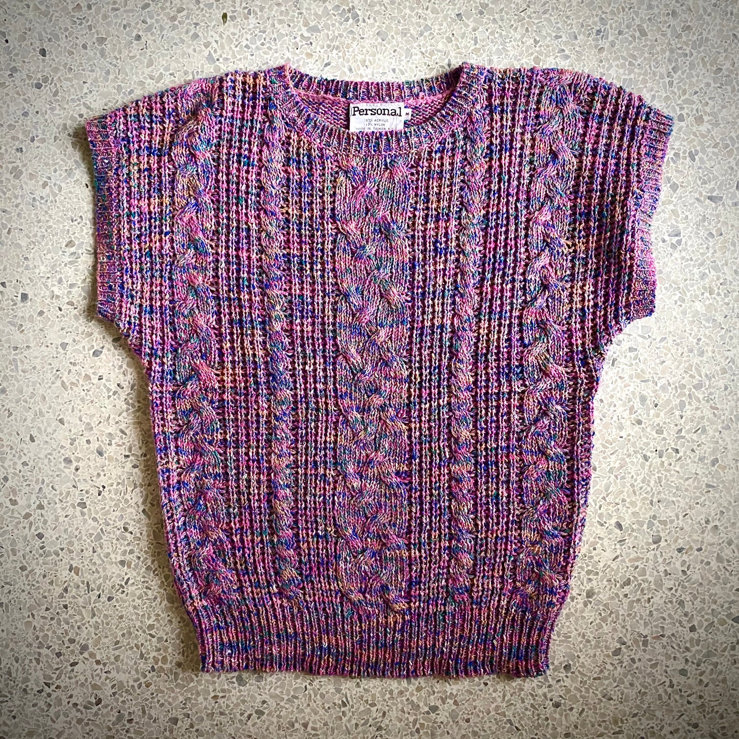 1980s Personal Cap Sleeve Sweater