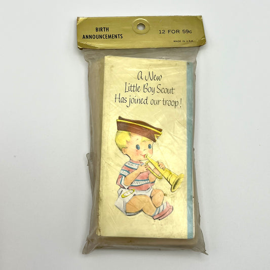 50s/60s American Greetings Baby Boy Birth Announcements