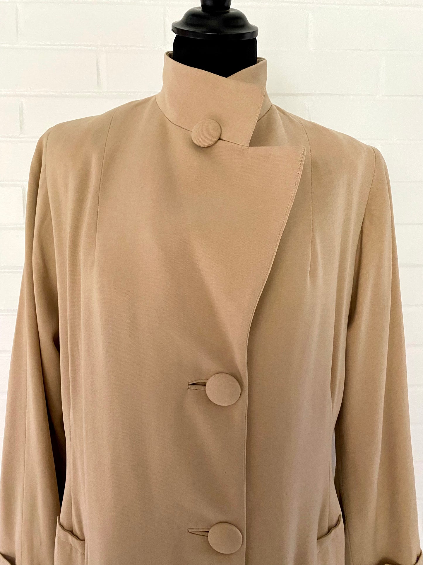 1940s Utah Tailoring Mills Coat with Hanson Matching Gloves.