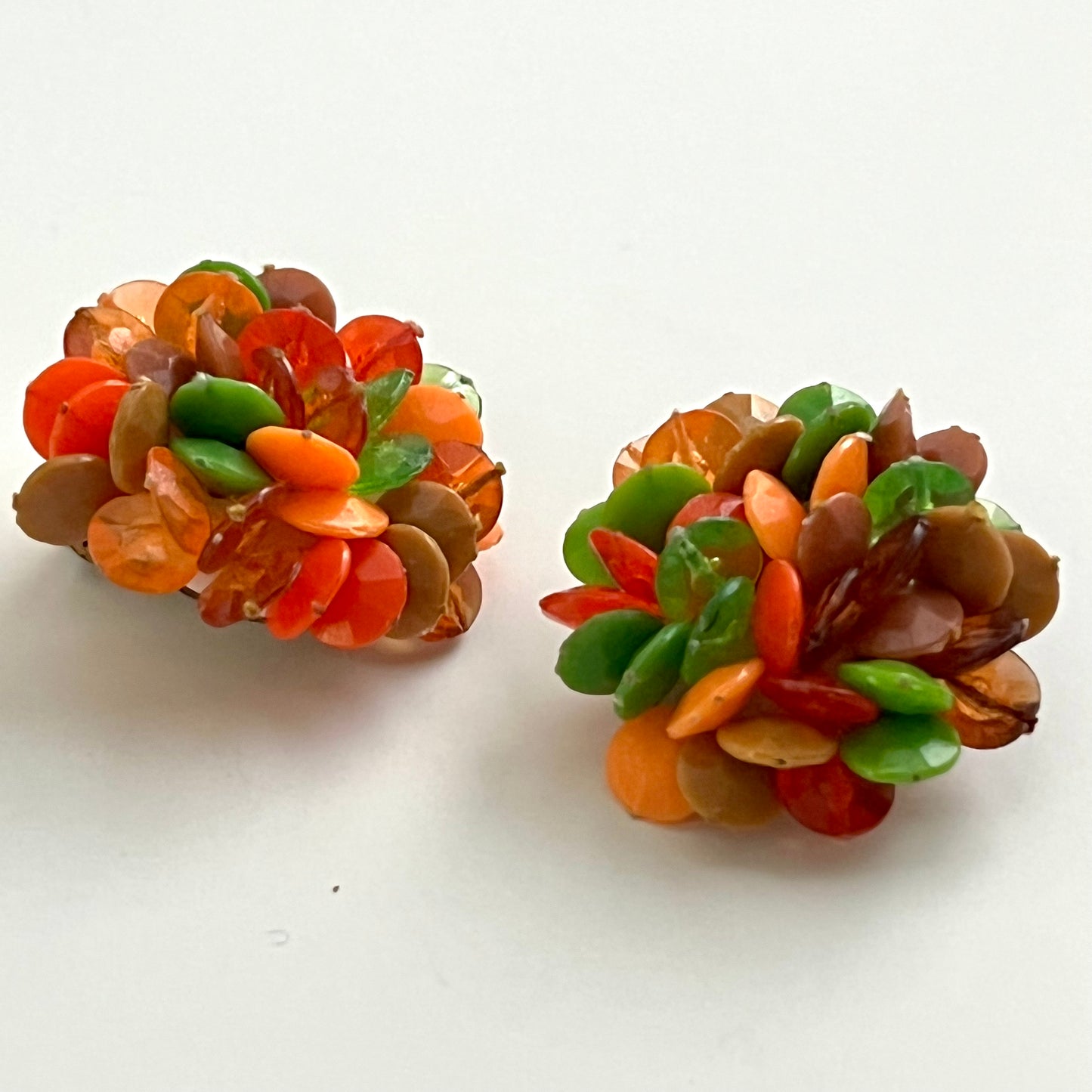 1960s Hong Kong Bead Earrings