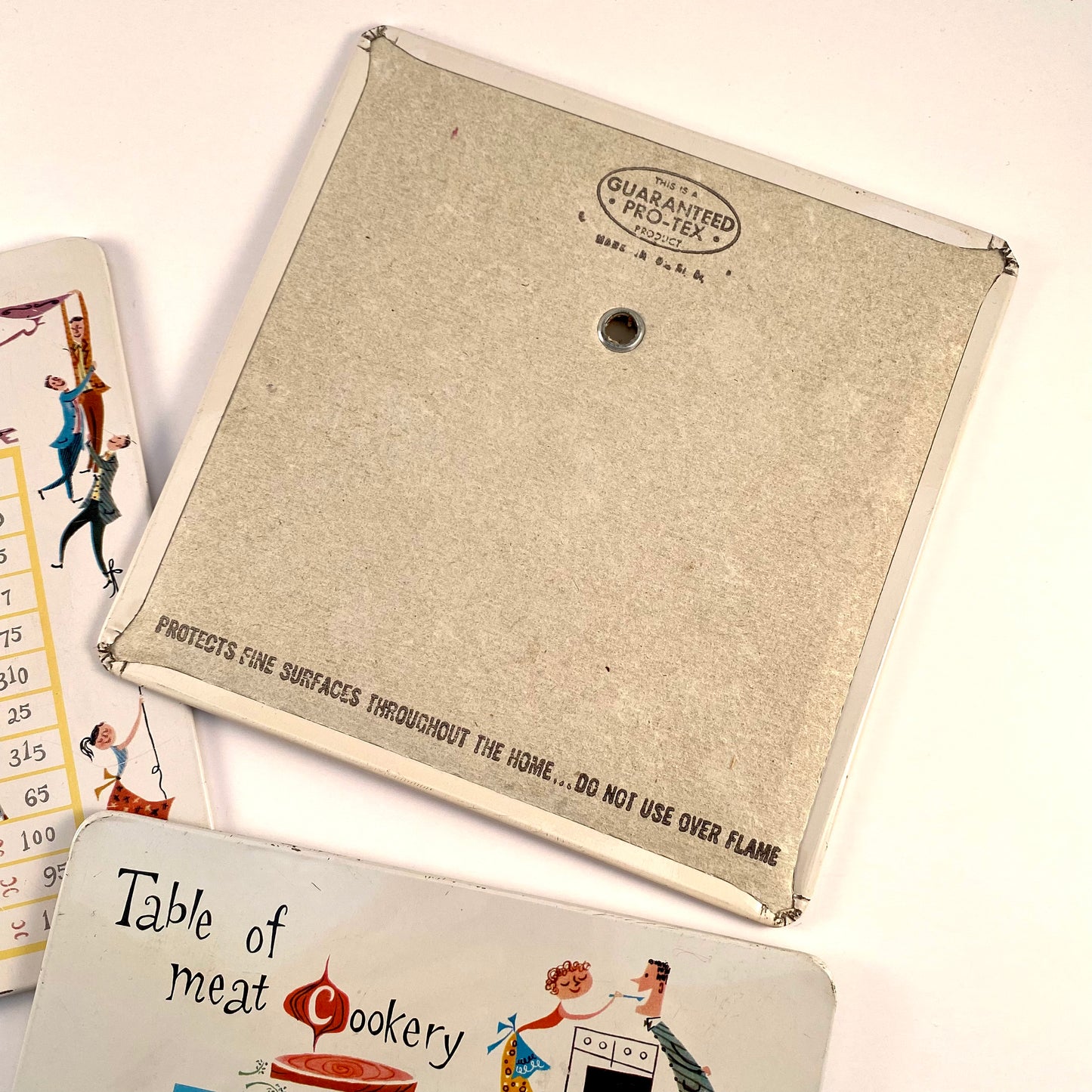 1950s Pro-Tex Kitchen Trivets or Wall Decor