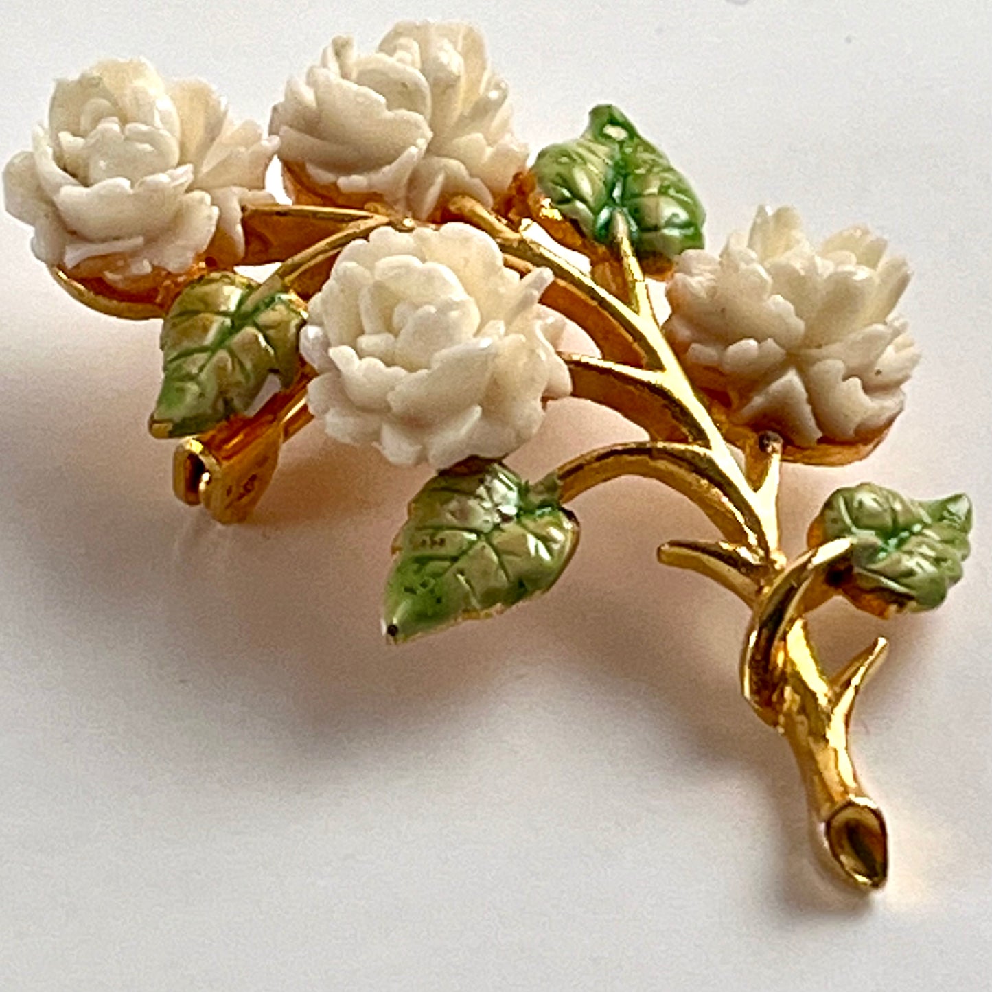 70s/80s Jonette Jewelry (JJ) Flower Brooch