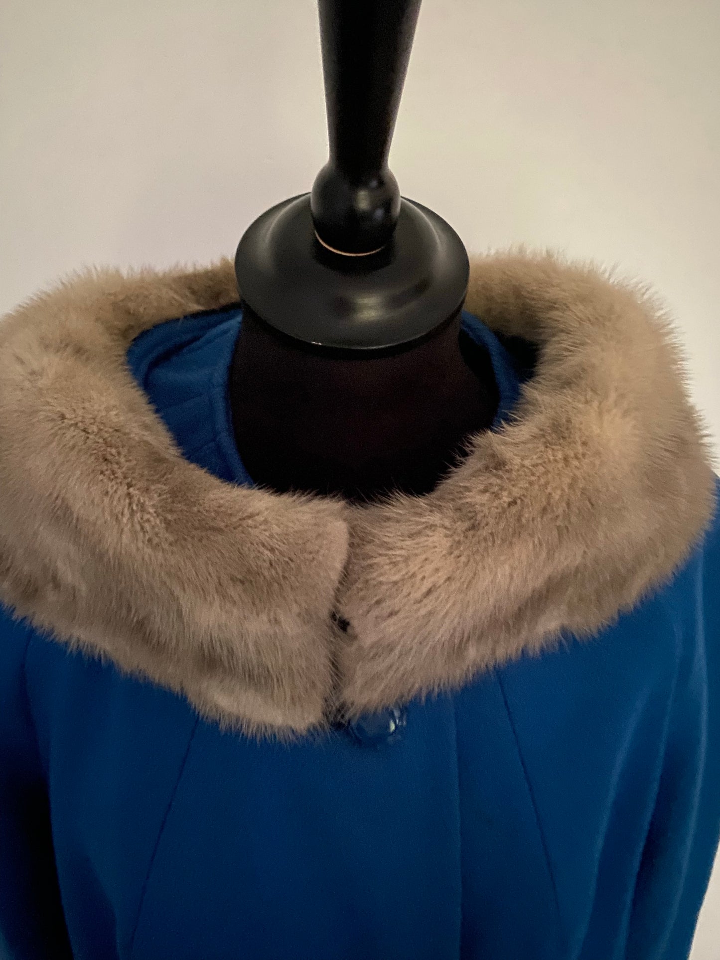 1950s Shagmoor Fur Collar Coat