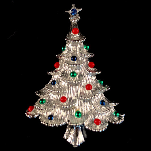 1960s Gerry’s Christmas Tree Brooch - Retro Kandy Vintage