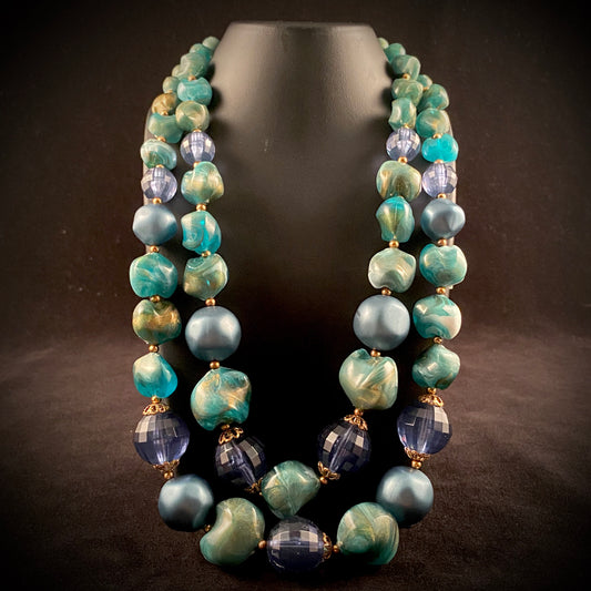 1960s ART Bead Necklace - Retro Kandy Vintage