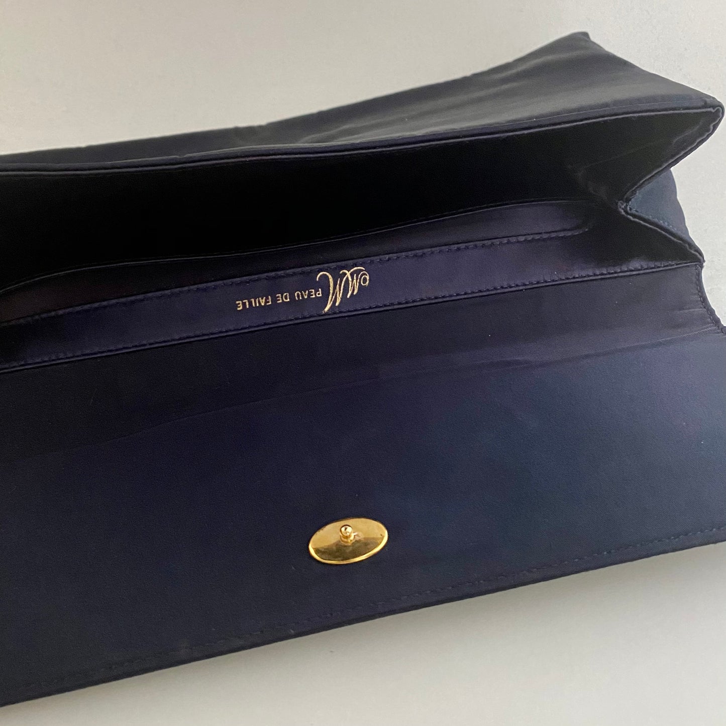 Late 50s/ Early 60s MM Peau De Faille (Morris Moskowitz) Fabric Clutch