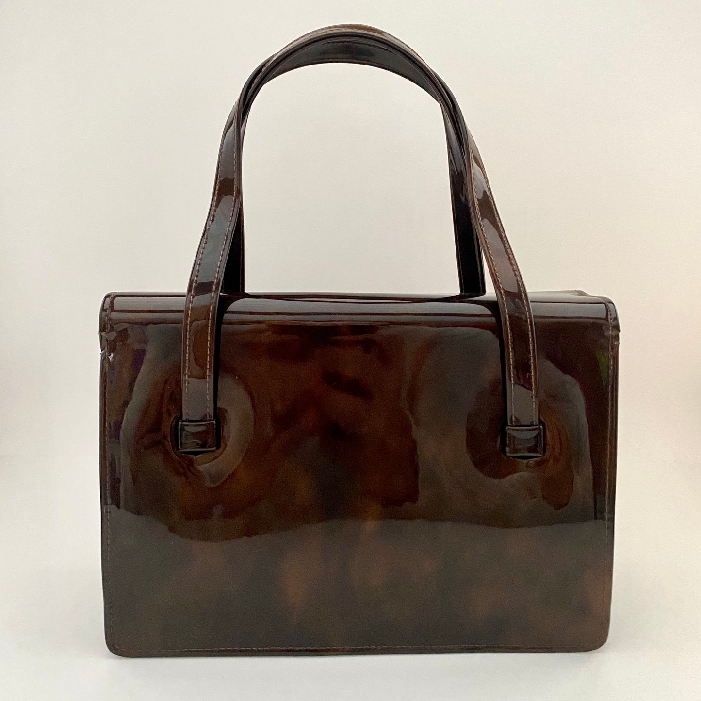 1950s Empress Patent Leather Handbag