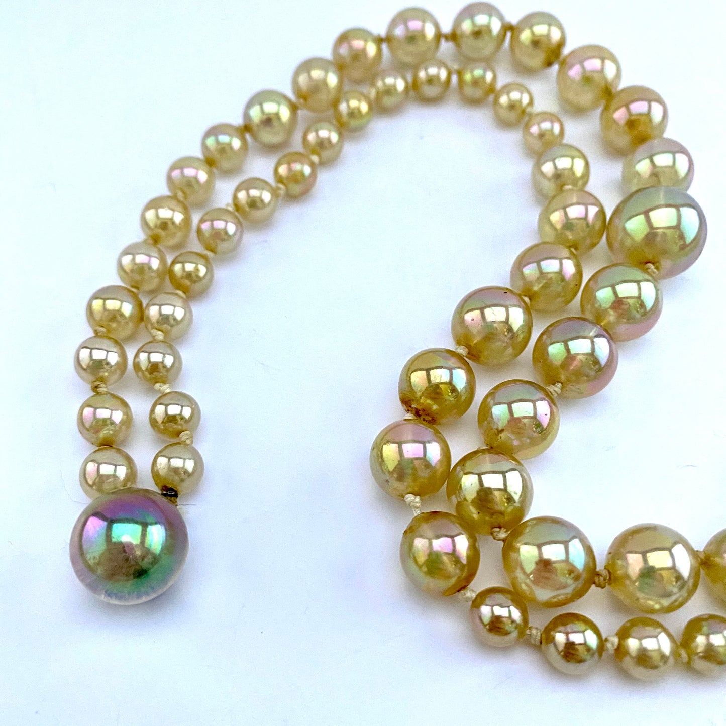 1950s Soap Bubble Bead Necklace