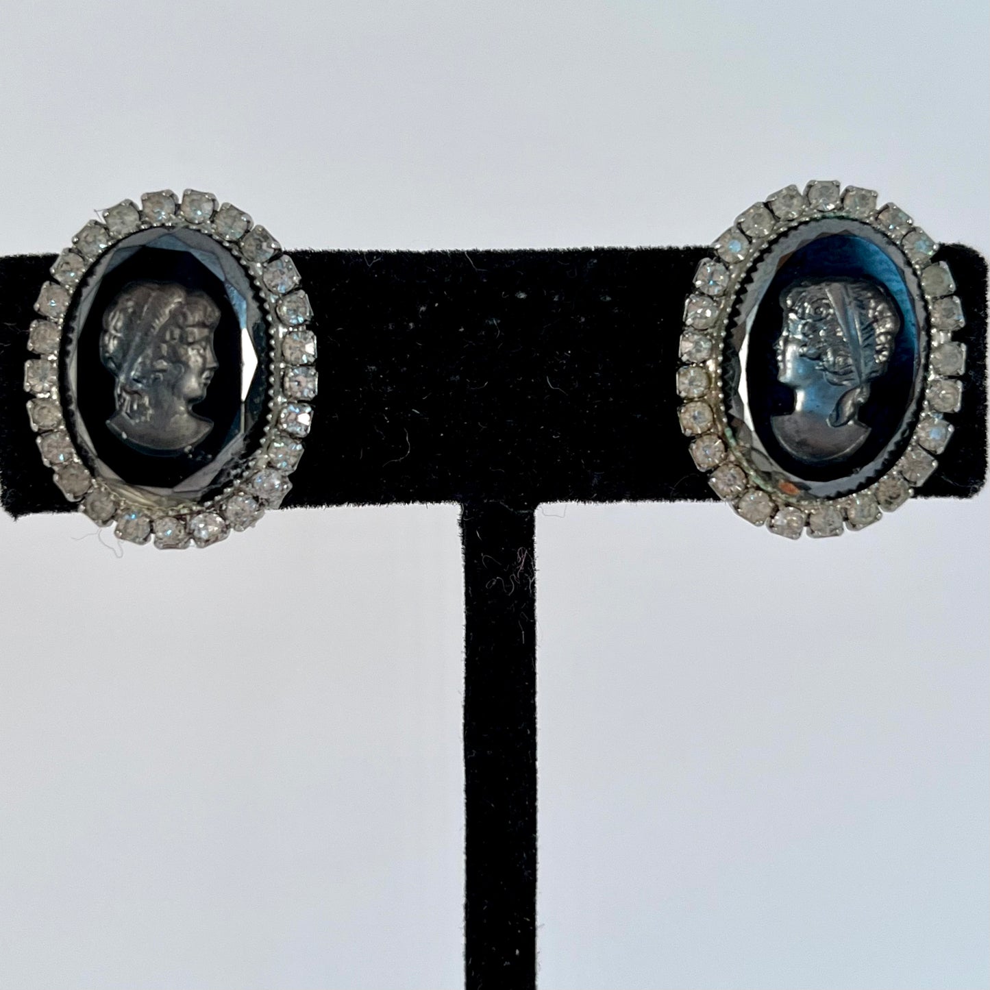 Late 60s/ Early 70s Hobe Intaglio Earrings