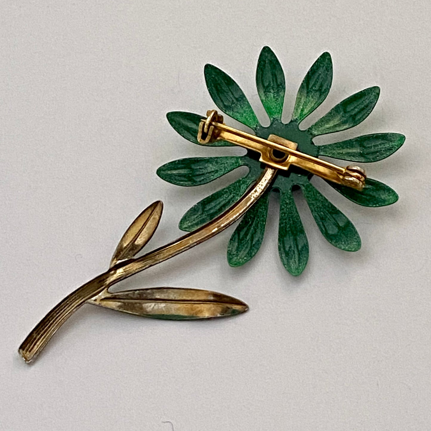 Late 60s/ Early 70s Enamel Flower Brooch