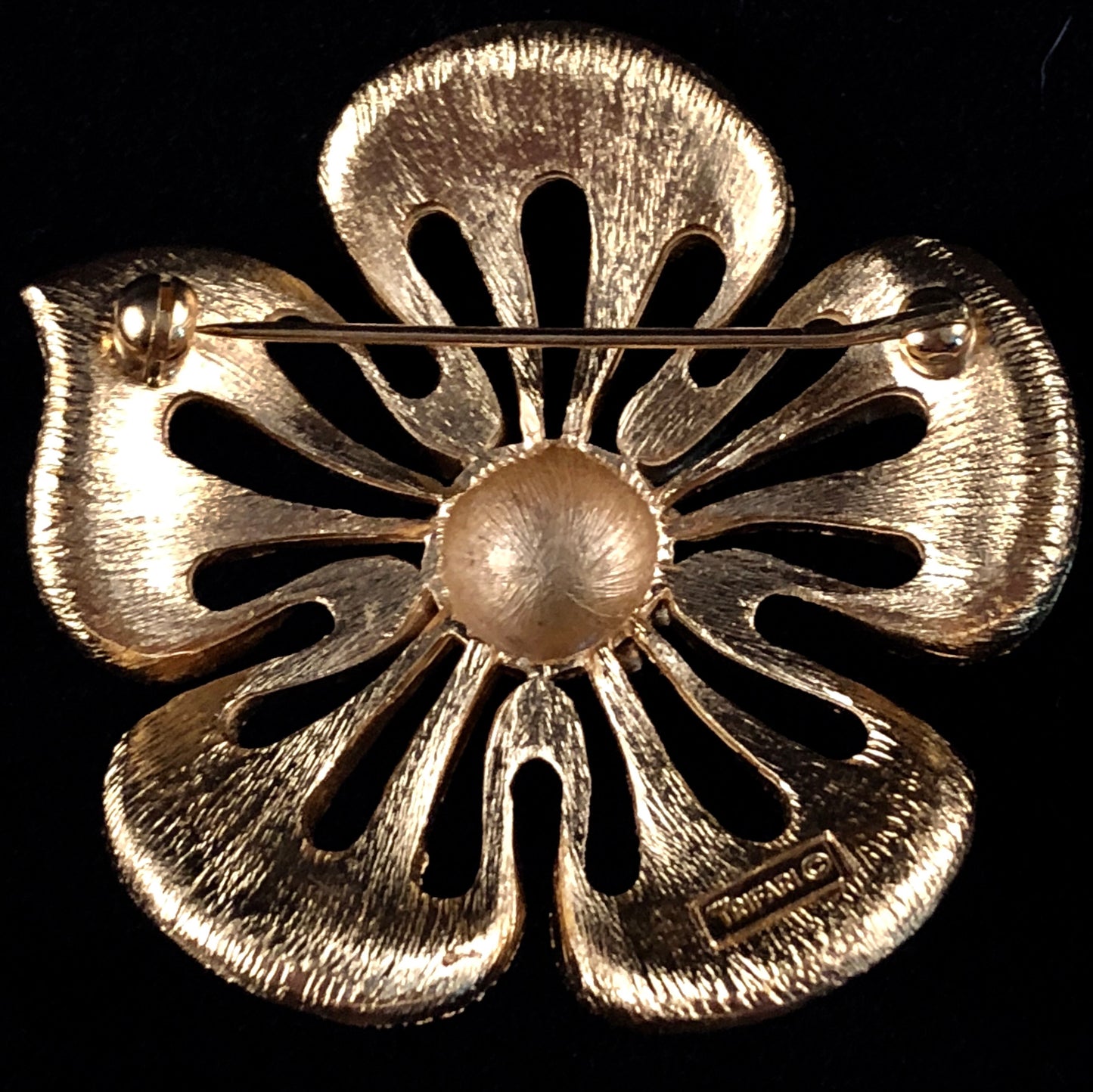 Late 60s/ Early 70s Trifari Flower Brooch - Retro Kandy Vintage