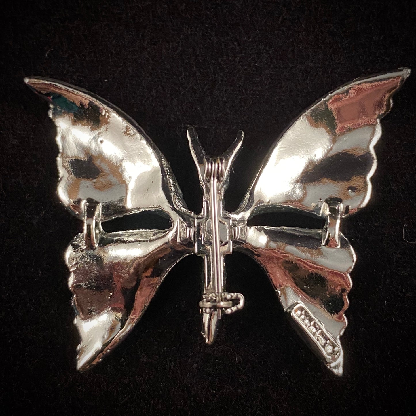 1960s Gerry's Butterfly & Rhinestone Brooch - Retro Kandy Vintage