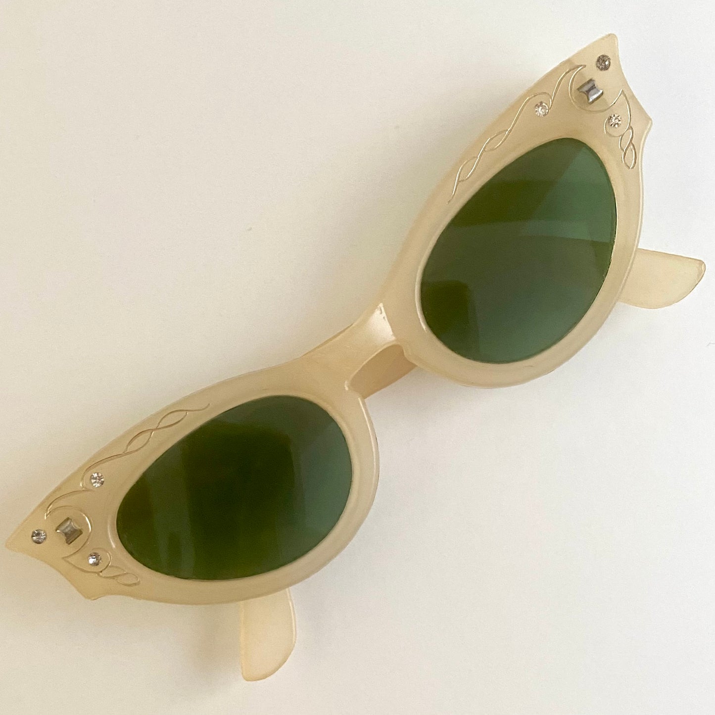 1950s Rhinestone Cat Eye Sunglasses