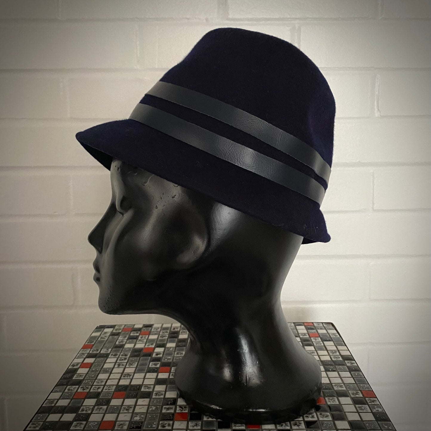 1960s Glamour Felts Wool Cloche Hat