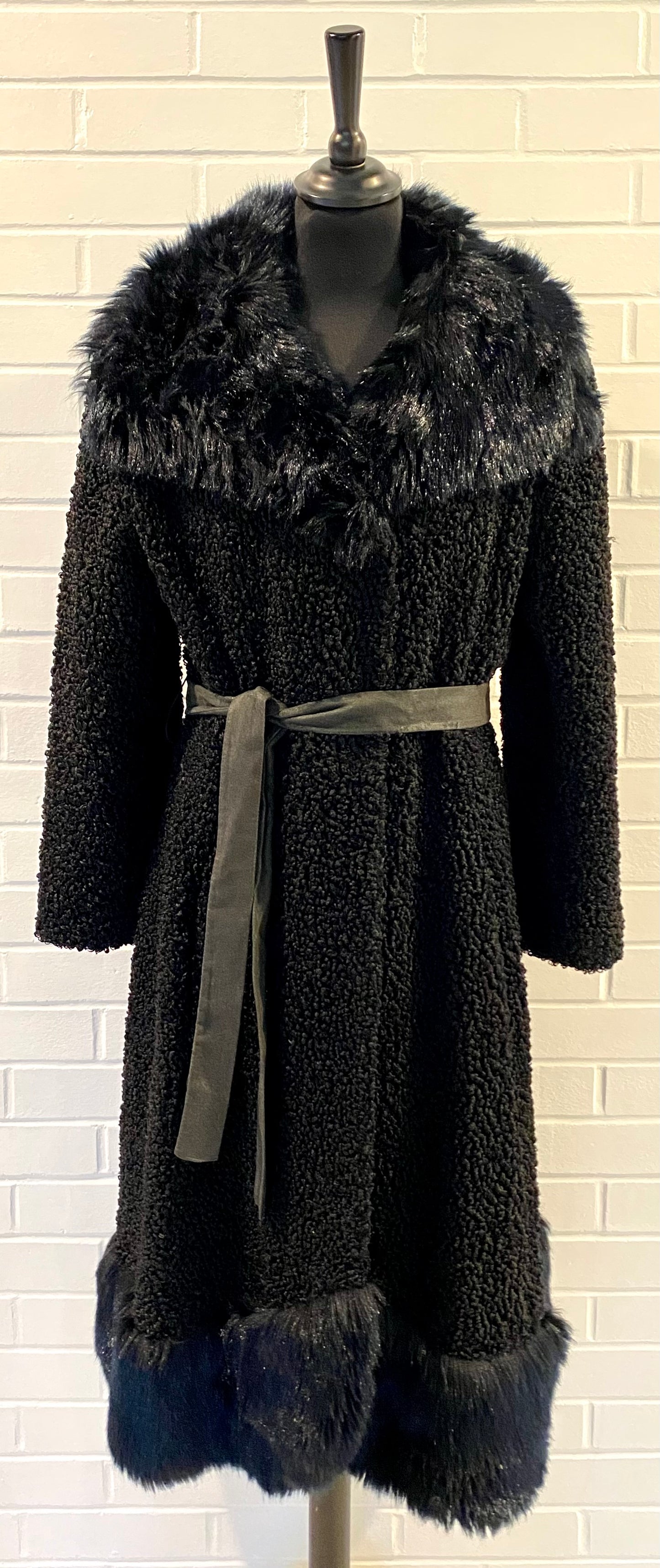 Late 40s/ Early 50s Lenari Designed Faux Fur Coat