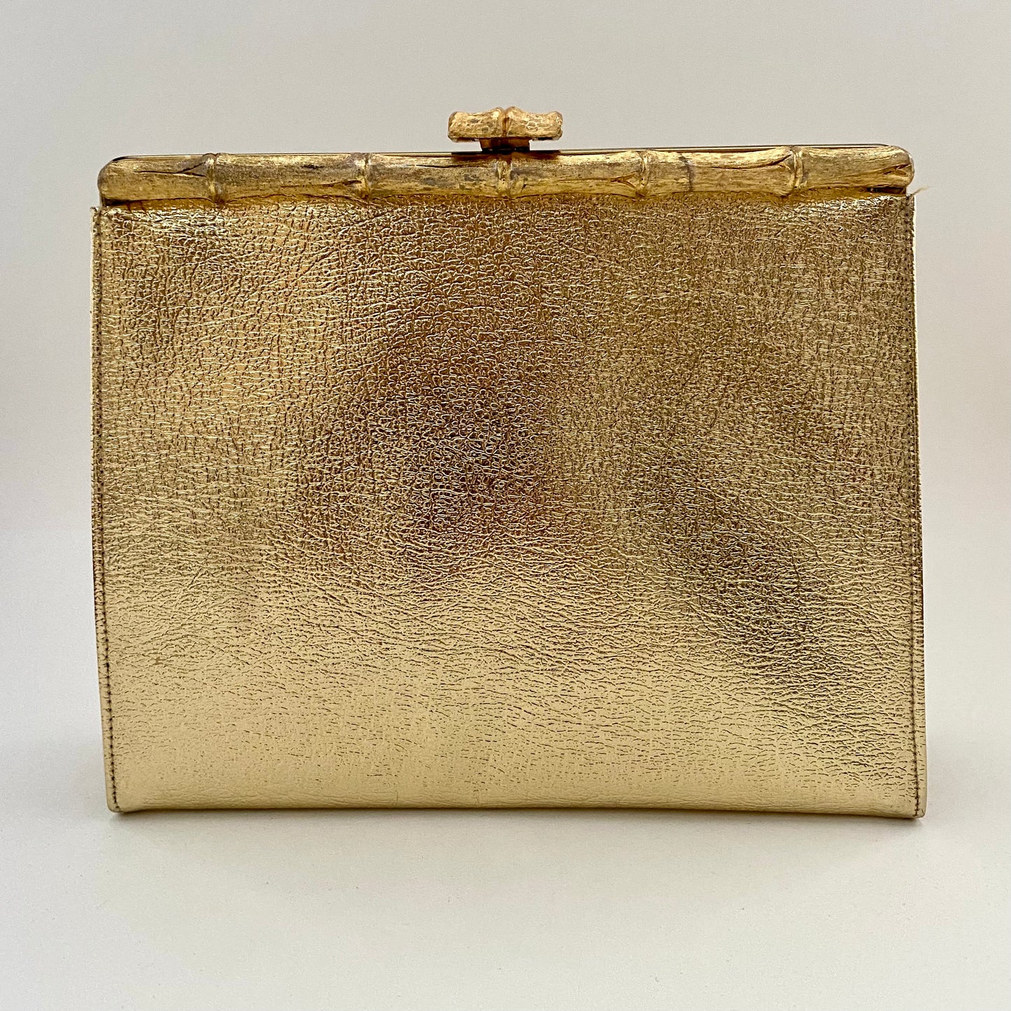 1950s L & M (Lowy & Mund) After Five Metallic Gold Clutch