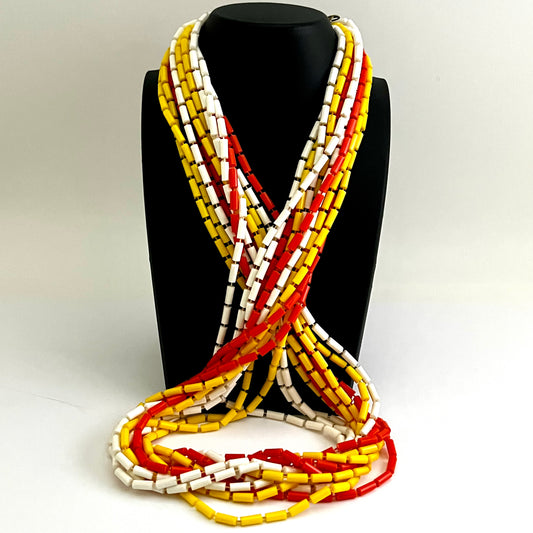 Late 60s/ Early 70s Multi-Colored Bead Necklace