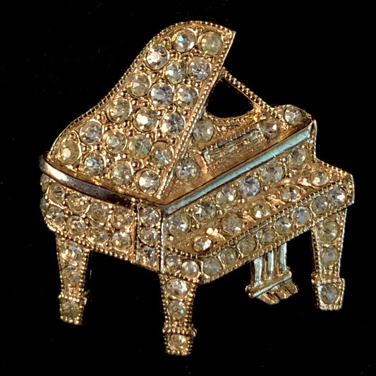 Late 70s/ Early 80s ORA Piano Brooch - Retro Kandy Vintage