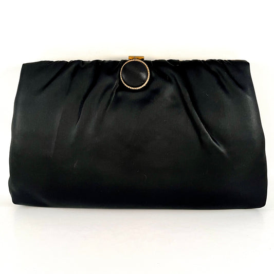 1960s Vintage Satin Clutch