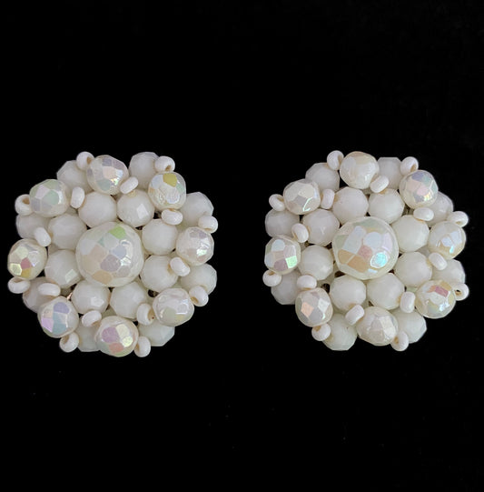 1960s Western Germany Bead Earrings