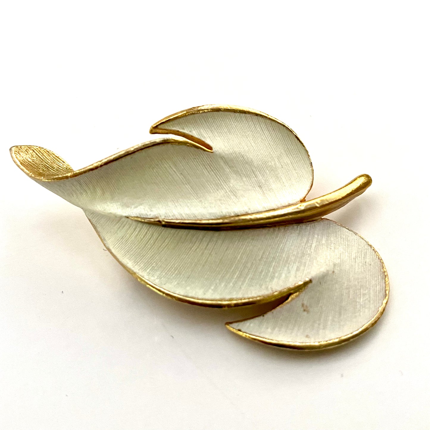 1960s JJ (Jonette Jewelry) Leaf Brooch