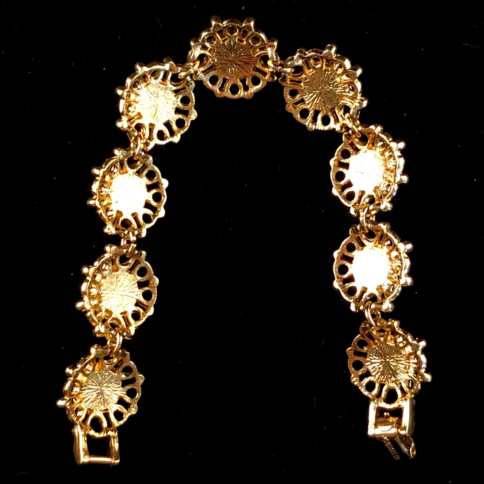 1970s Sarah Coventry Valencia Brooch, Bracelet & Earring Set - Retro Kandy Vintage