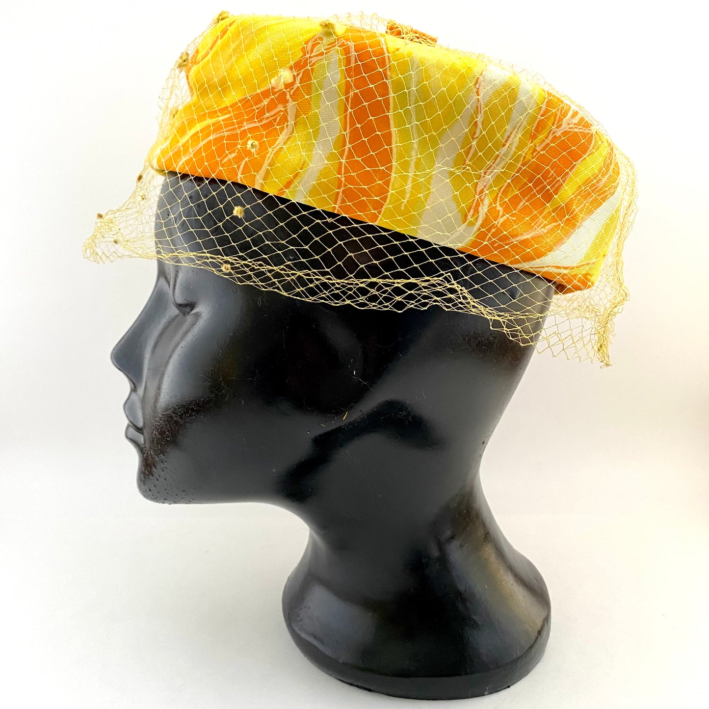 1960s Pillbox Hat With Original Veil