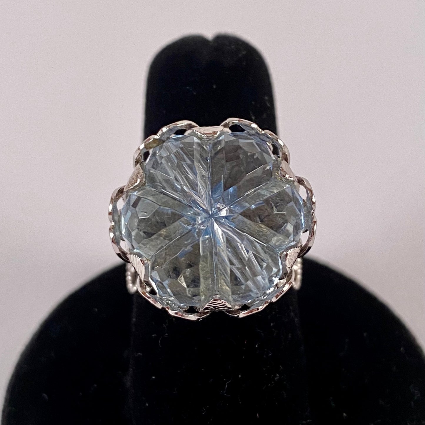 1973 Sarah Coventry Blue Lace Ring