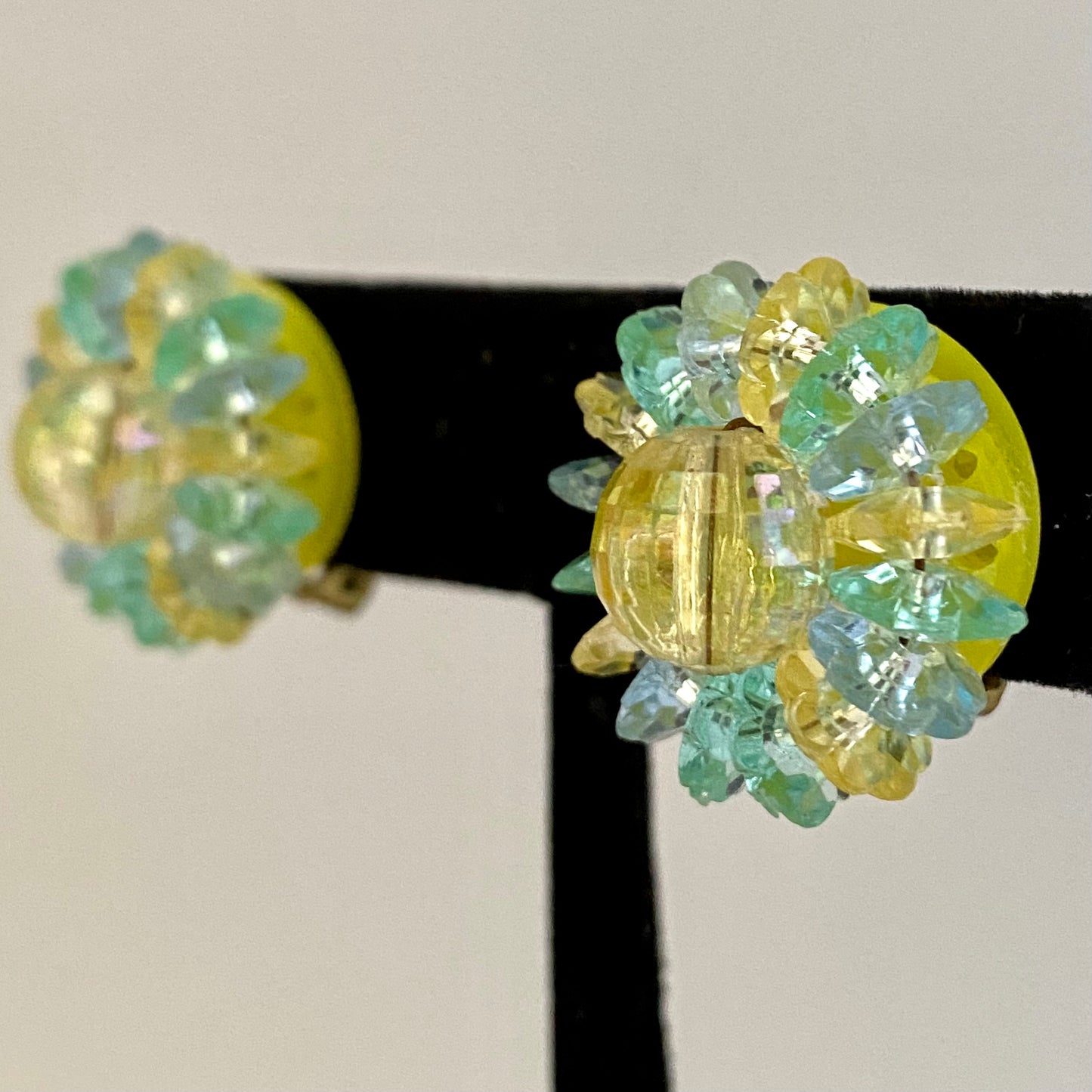 1960s Bead Earrings from Austria