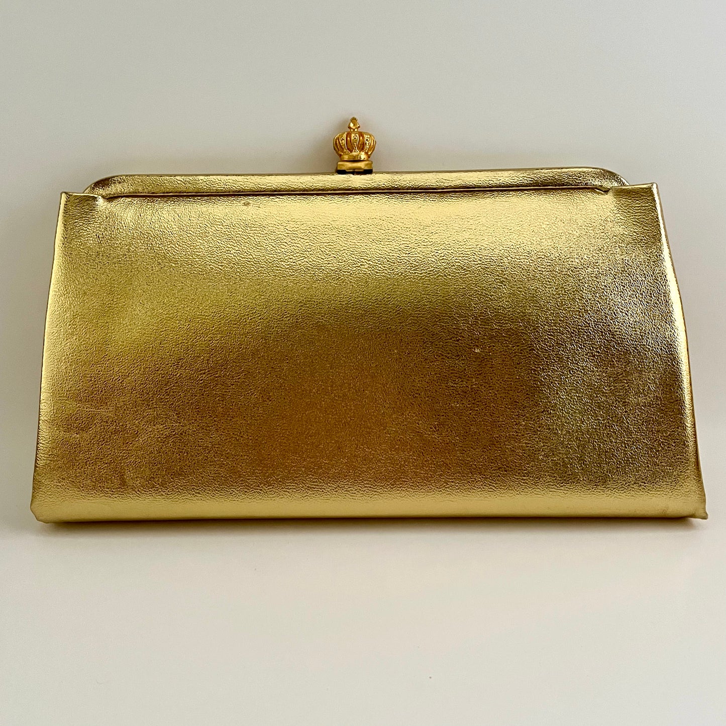 1960s Wearwell Metallic Gold Clutch