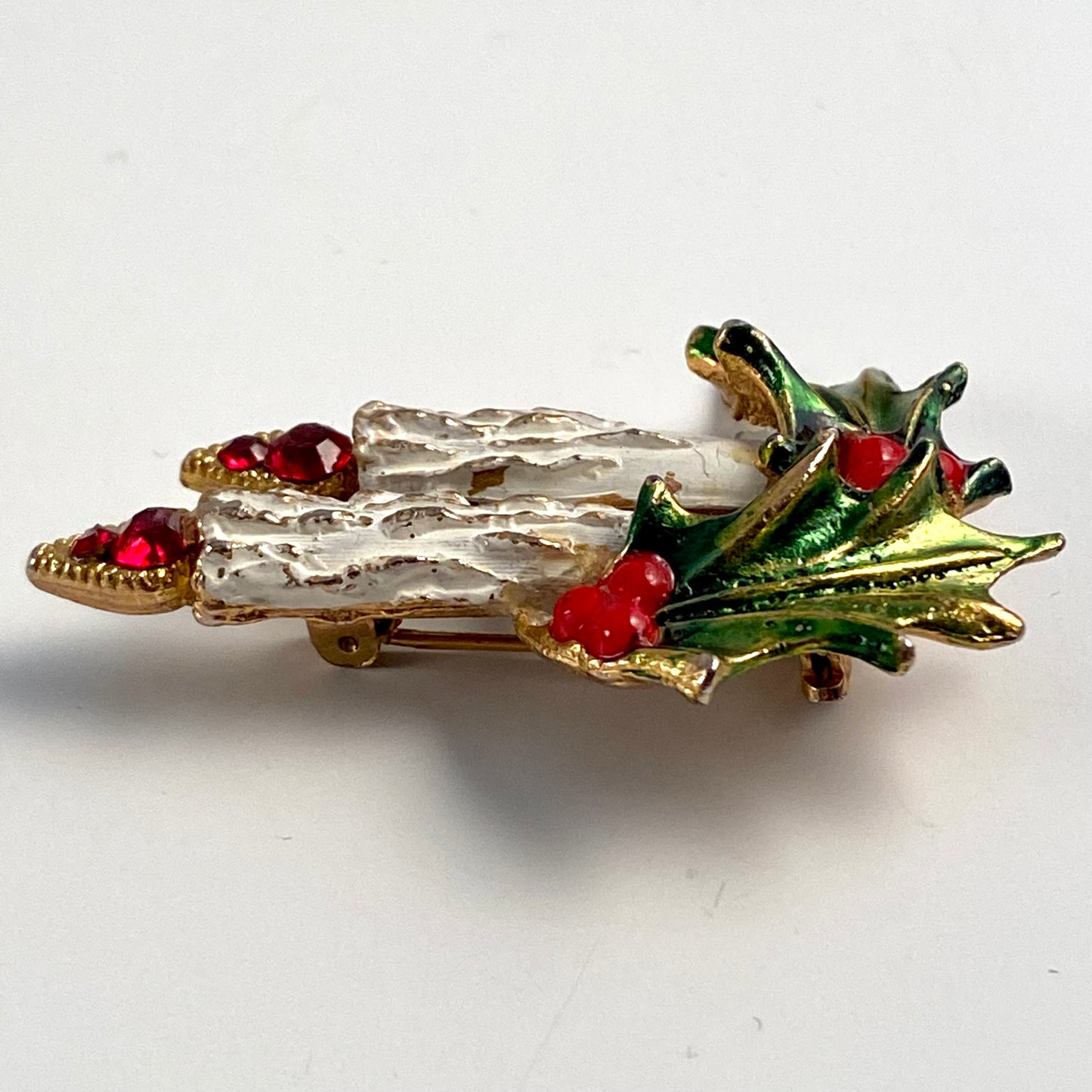 1960s/1970s Vintage Holiday Candle Brooch